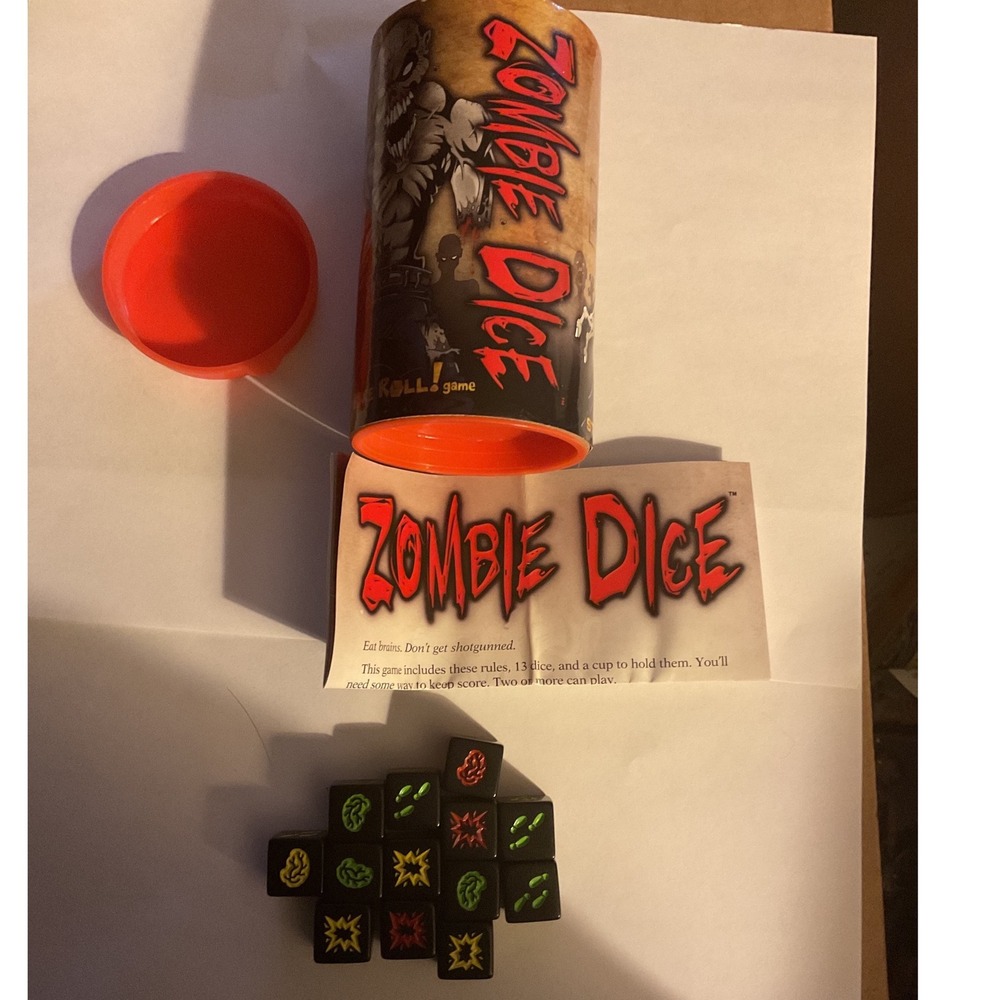 Steve Jackson Games Zombie Dice Press Your Luck Family Strategy Game Complete